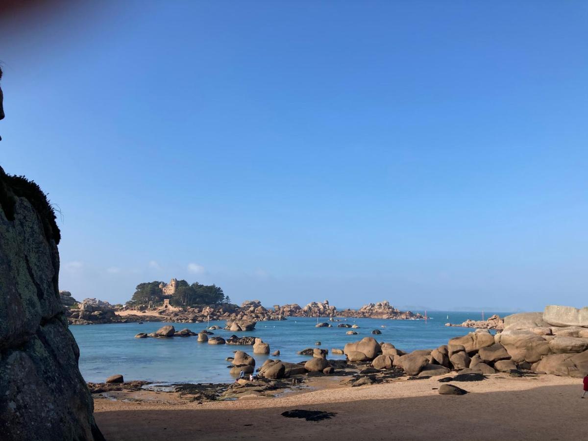 Les Hortensias A 50 M De La Plage De Trestraou 佩罗斯－吉雷克 外观 照片